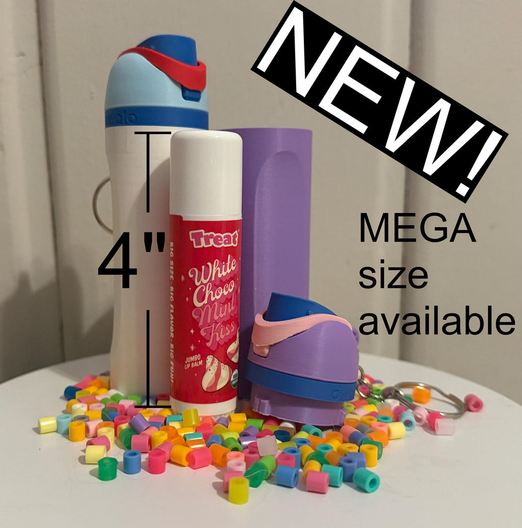 Lip Balm Holder Keychain Owala FreeSip Style, Chapstick Case