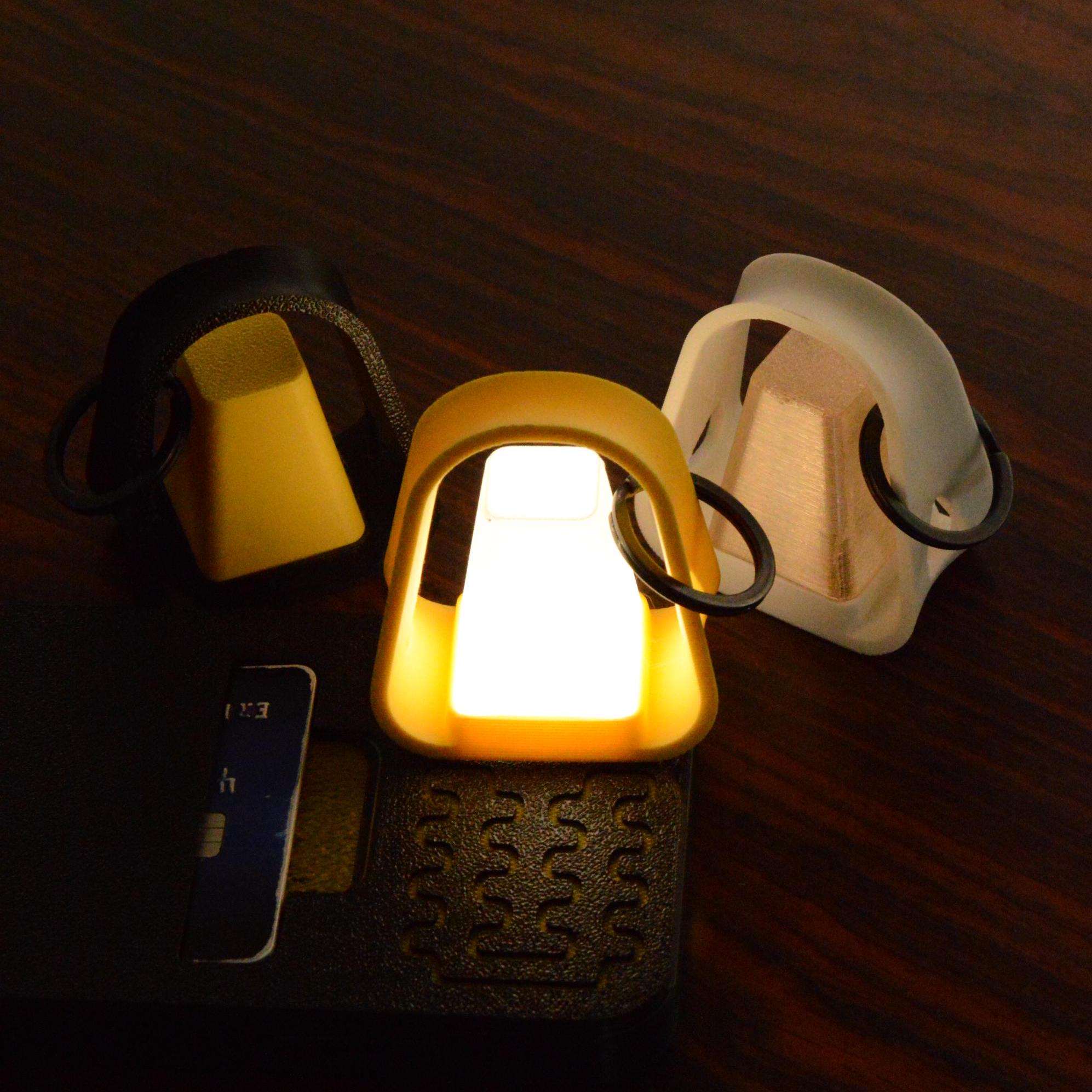 Keychain Lantern for your Phone, Pocket Size, Cozy, Ambient Light, Midcentury Modern