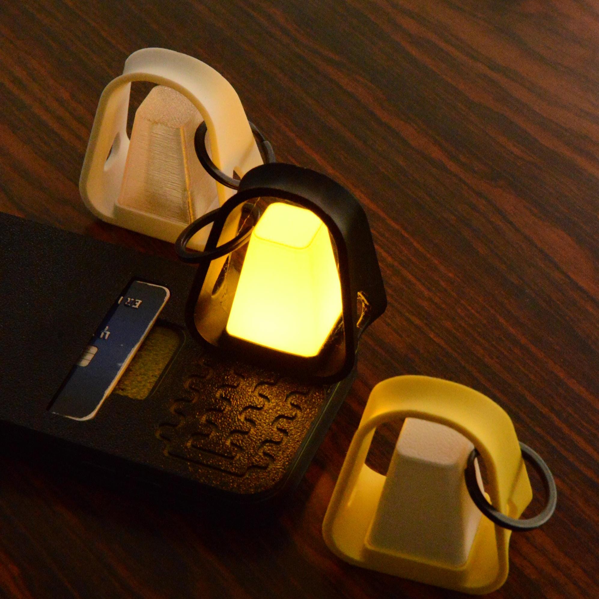 Keychain Lantern for your Phone, Pocket Size, Cozy, Ambient Light, Midcentury Modern