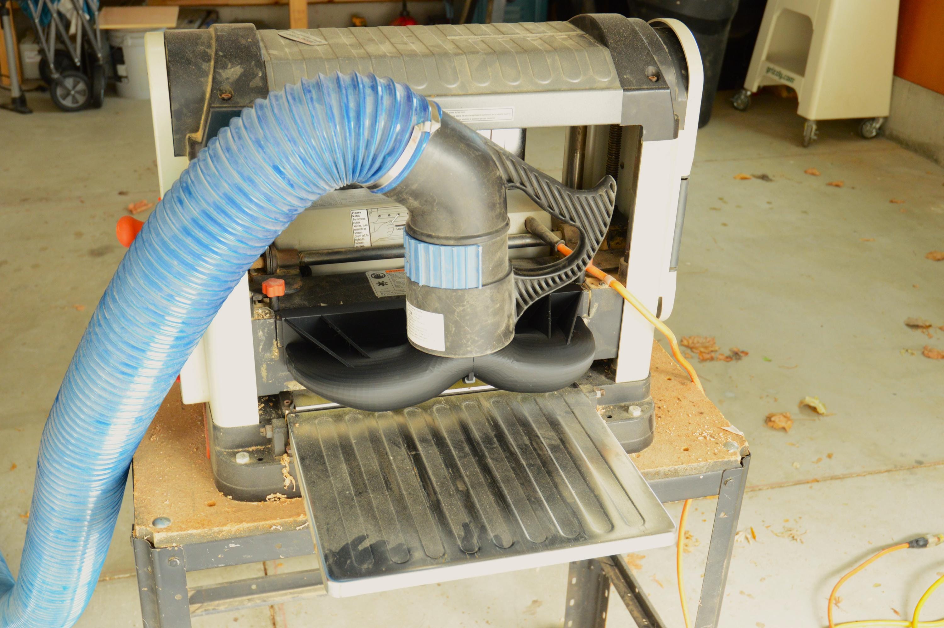 Dust Duct for Rigid 13" Planer TP1300 or TP13000, For 4" Sawdust Collector, Manifold