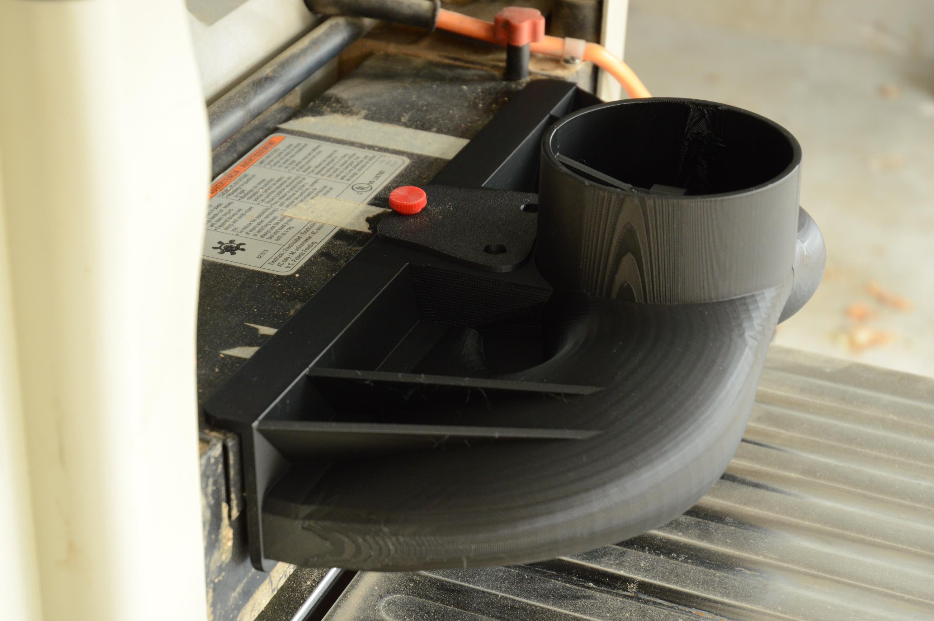 Dust Duct for Rigid 13" Planer TP1300 or TP13000, For 4" Sawdust Collector, Manifold