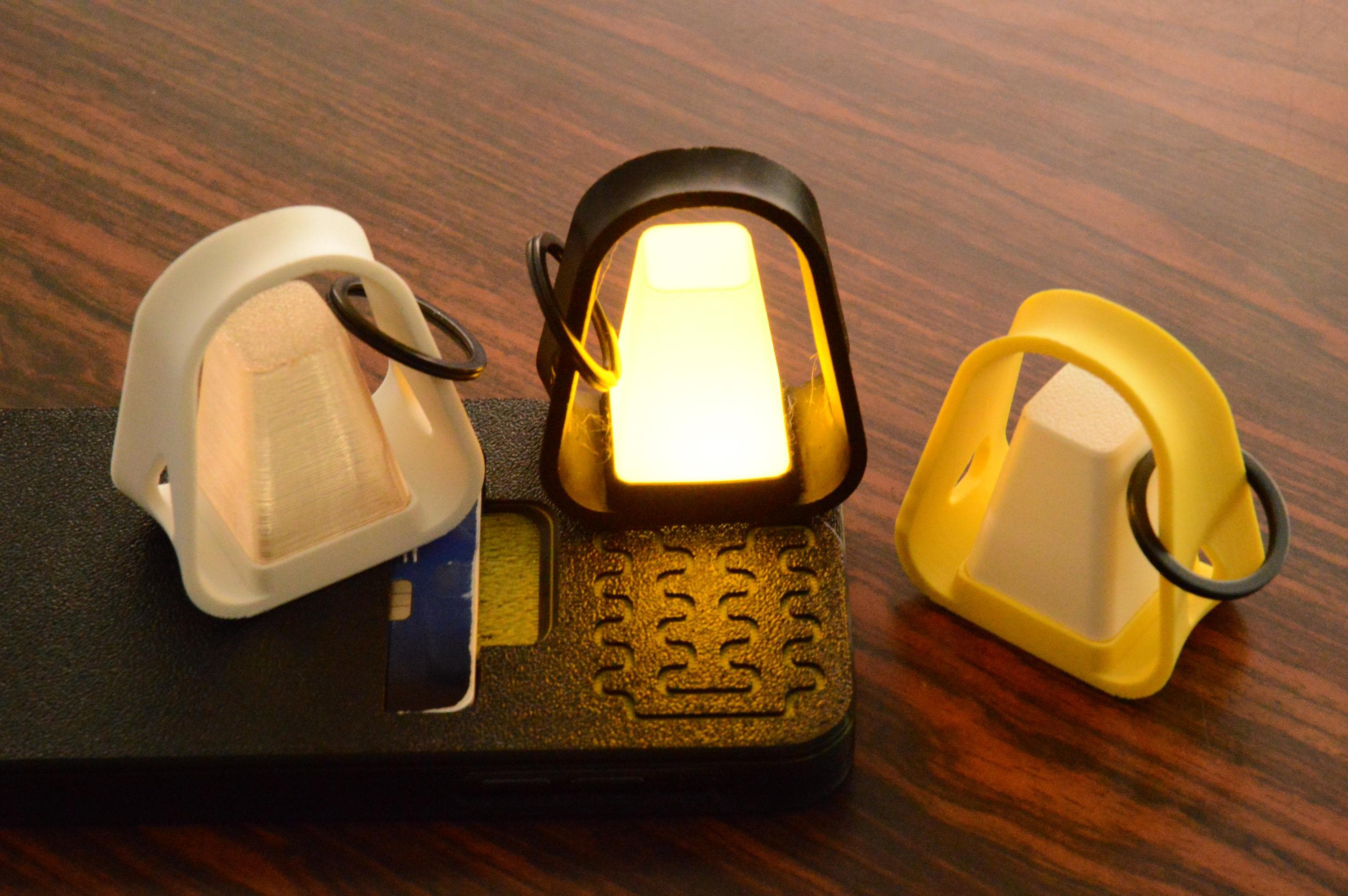 Keychain Lantern for your Phone, Pocket Size, Cozy, Ambient Light, Midcentury Modern