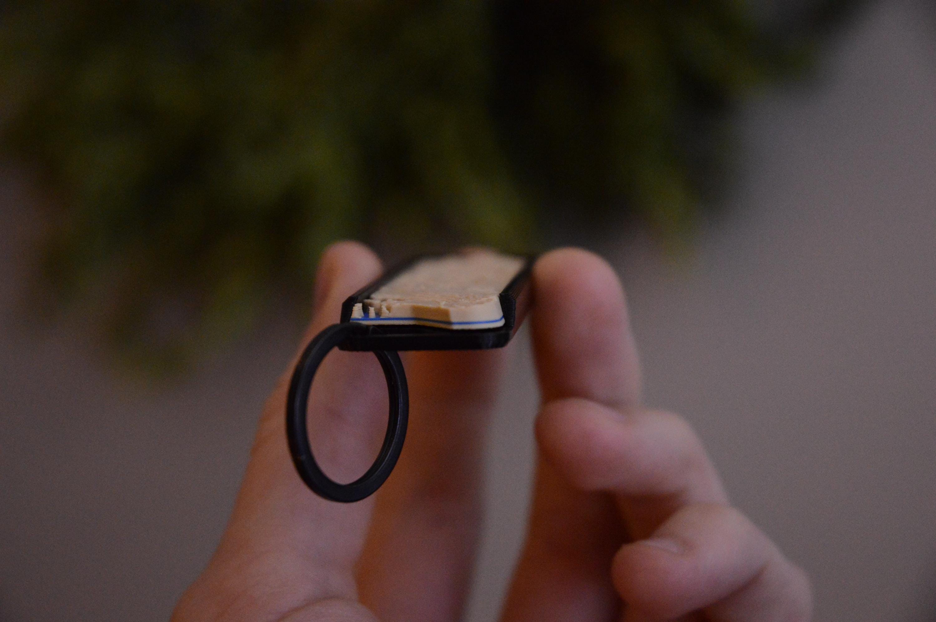 Topo Tags, 3D Printed Keychain, Customizable Topographical Map Key Tag, Jet Tag, Mountains