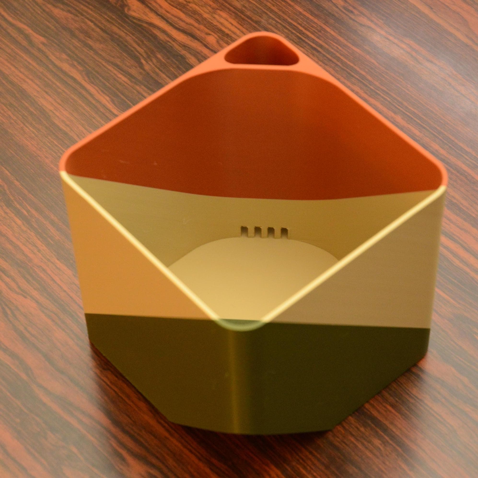 Sleek Cube Planter, Minimalist Bottom Watering Flower or Plant Pot, Modern Colors